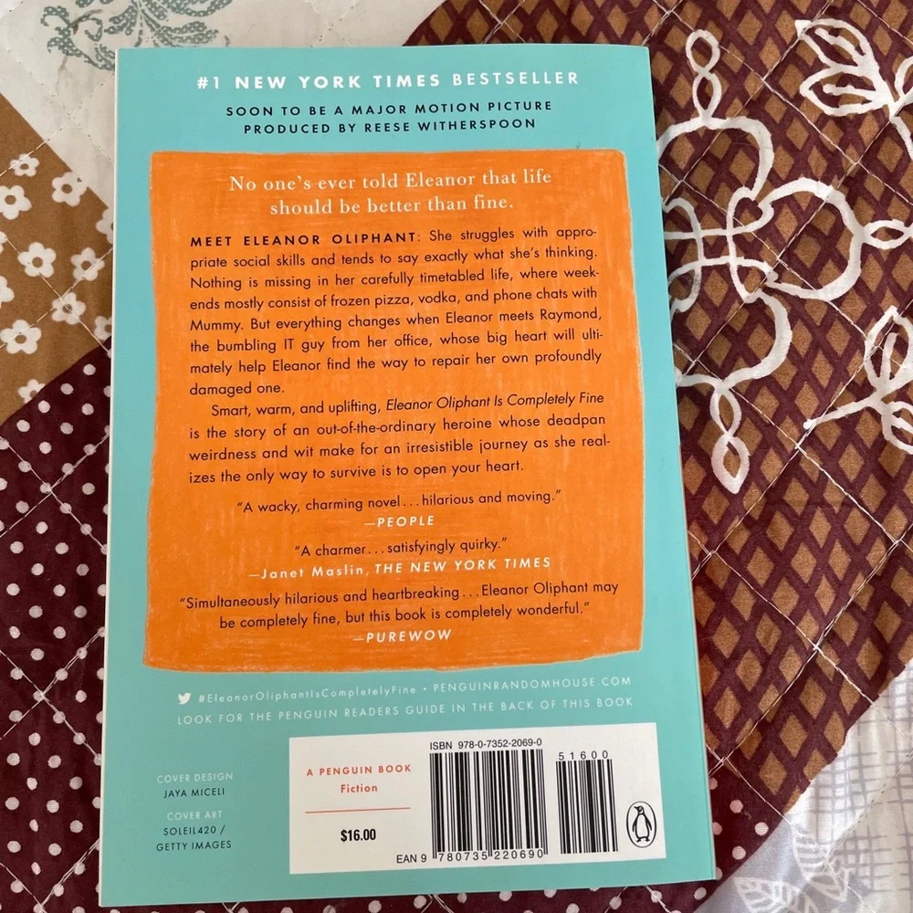 BRAND NEW “Eleanor Oliphant is Completely Fine” written by Gail Honeyman - Picture 2 of 2